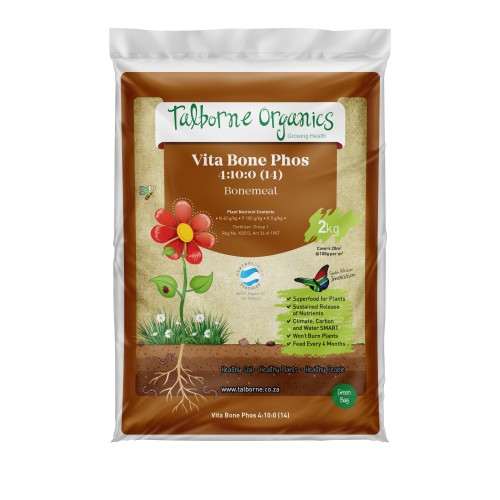Talborne 2Kg Bone Phos 4:10:0 Organic Fertilizers